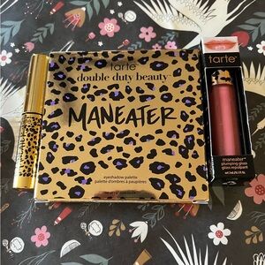 Tarte Maneater Bundle-eye palette, travel mascara, & plumping lip gloss